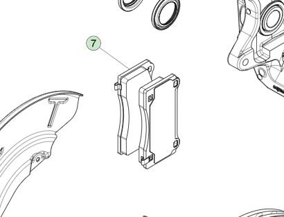 ZESTAW PRZEDNICH KLOCKÓW HAMULCOWYCH SPORT 8008284-00-D Zwiększ siłę hamowania Tesli