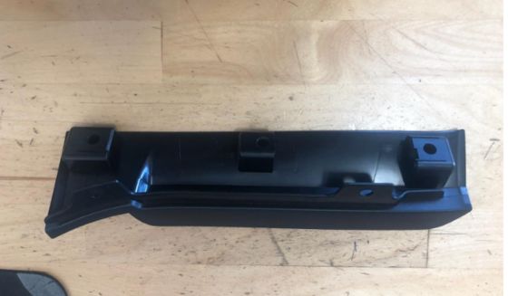 Lewa osłona koła dla Tesla Model X 2015-2021 Czarny plastik