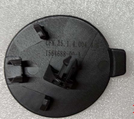 Tesla Model S Zaślepka Haka Holowniczego Zderzaka Przedniego 2021-2023 Czarny Plastik