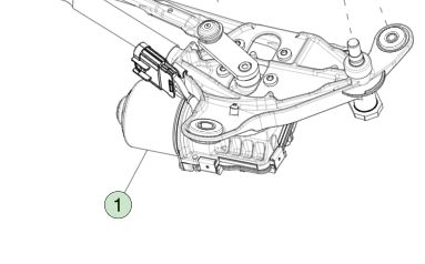 Moduł wycieraczek Tesla Model 3 LHD 2017-2023 OEM 1076725-CN-G