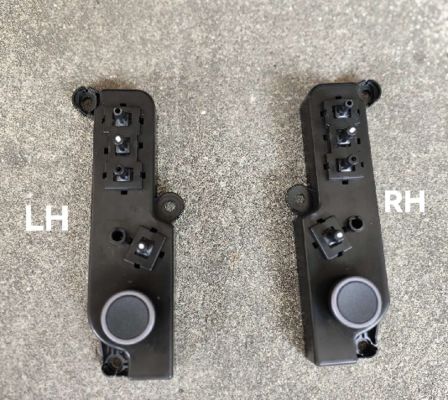 ZESPÓŁ PRZEŁĄCZNIKÓW PIERWSZEGO RZĘDU 8-KIERUNKOWY - PRAWA STRONA - PODPARCIE LĘDŹWIOWE - NAPĘD Z PRAWEJ STRONY M3/MY NOWY 1551855-01-A