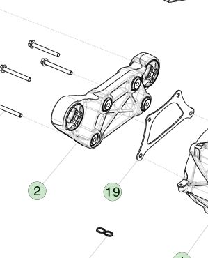 Tesla MX/MS SDU-F Ramię reakcji momentu obrotowego 1052783-00-C 1800 N*m Wydajność