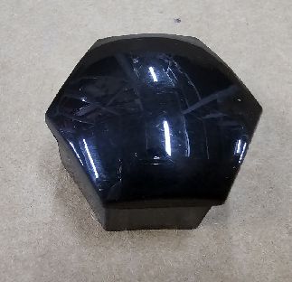 Błyszcząca czarna osłona nakrętki koła Tesla 22mm ABS Plastik 5x5x3cm