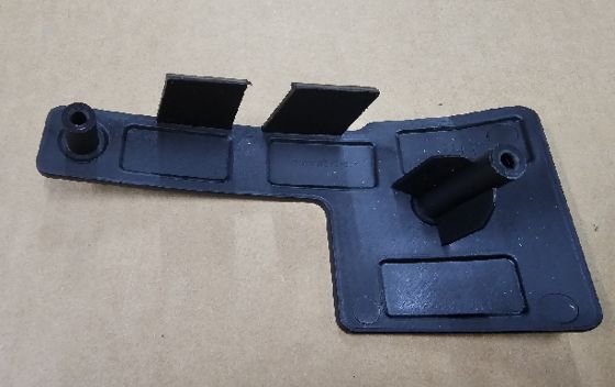 Tesla Model X 2021 Lewy uchwyt światła mgłowego 18x9x5cm Czarny ABS