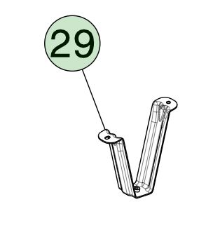 Wysoka wytrzymałość lewy ręczny zestaw uchwytu bagażnika dla Tesli Model X (2015-2021) OEM Część 1049739-00-G